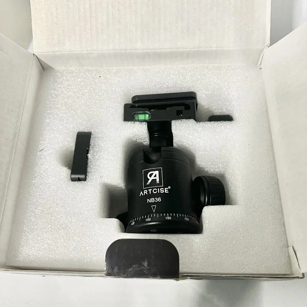 ARTCISE NB36 Tripod Ball Head 360° Rotating Panoramic Quick Release Plate